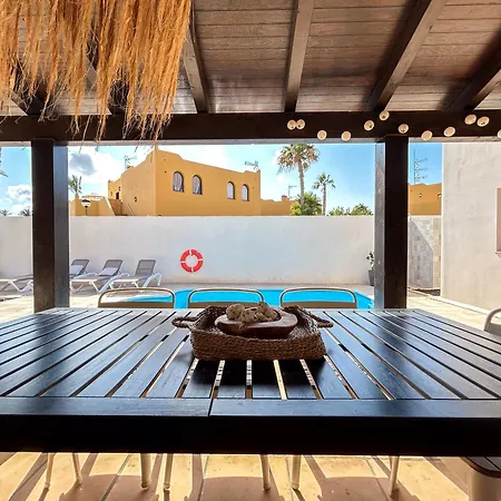 Villa House Boho Palm With Private Heated Pool&garden, 3 Bedrooms, Wi-fi