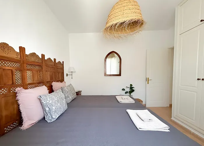 Вилла House Boho Palm With Private Heated Pool And Garden, 3 Bedrooms, Wi-fi